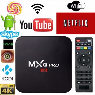 MXQ Pro 4K iptv box Android vas transformez n'importe quel modèle de TV en smart TV, vous permet d'avoir des chaînes de télévision
