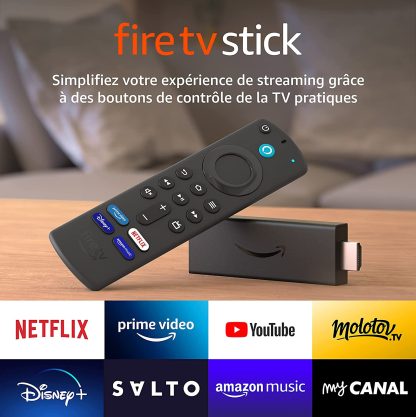 Amazon Fire TV Stick avec télécommande vocale Alexa